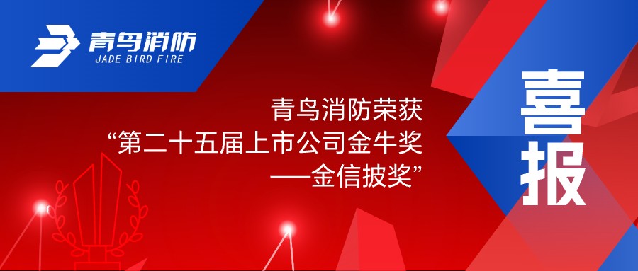 喜報！娇BBB搡BBBB揉BBBB消防榮獲&ldquo;第二十五屆上市公司金牛獎&mdash;&mdash;金信披獎&rdquo;